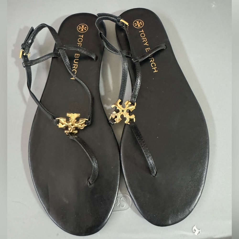 Tory Burch capri leather thong sandal size 7 women